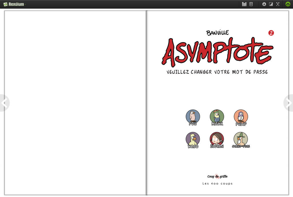 Capture d'écran de Readium