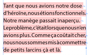 Lors d'une citation ou exergue, si chaque ligne contient un retour forcé, imaginez l'apparence de ce bout de texte dans votre ePub.